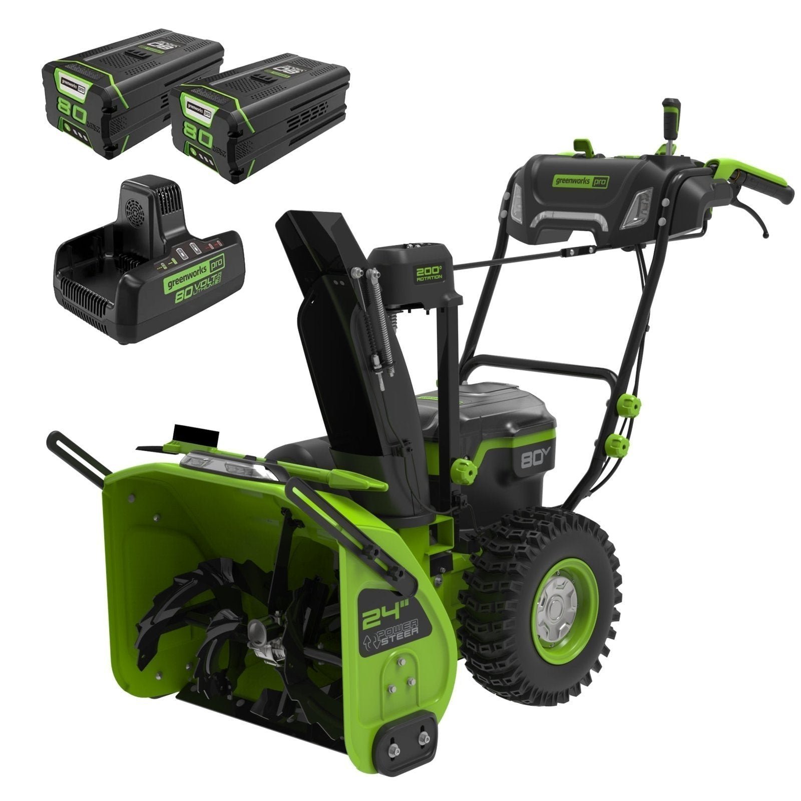 ATFGWTKit-1_00ed9528-2803-4189-b9b3-e8163d6dda15-1-1.jpg 80V 24″ Cordless Battery Two-Stage Snow Blower w/ Two (2) 5.0 Ah Batteries & Dual-Port Rapid Charger - Image 1