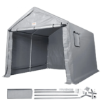10 x 10 x 8.5 ft Heavy-Duty Portable Storage Shed - Image 8